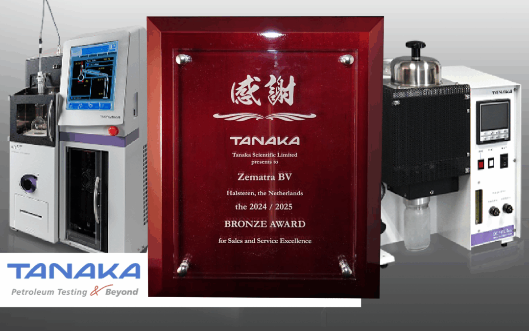 We proudly received the 2024/2025 Bronze Award for Sales and Service Excellence from Tanaka Scientific